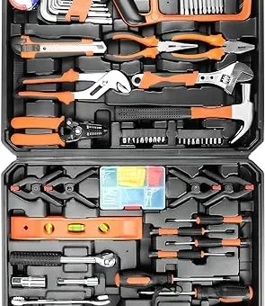 157 Piece Tool Set General Household Hand Tool Kit for Men Women Home DIY Hand Tool Kits Auto Repair Tool Box with Plastic Toolbox Storage Case for...