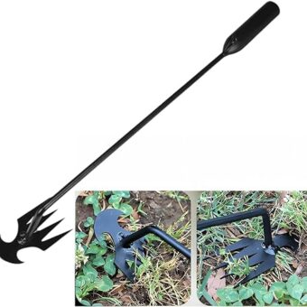 19.69 Inches Upgraded Hand Weeding Tools Gardening Artifact Uprooting Weed Pulling Tool with Long Handle, Garden Equipment Gadget Hand Lawn Hoe...