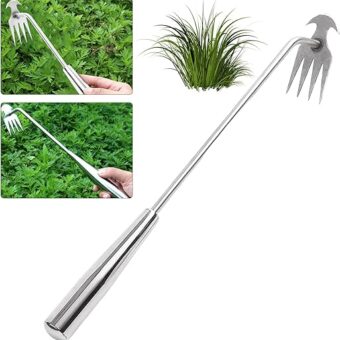 2024 New Gardening Hand Weeder Tool, Durable Manganese Steel Manual Weed Remover Tool, Magnetic Weed Puller, Grass Root Remover Tool, Herramienta...