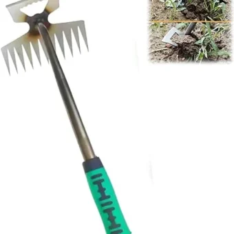 2024 New Gardening Hand Weeder Tools, Weeding Artifact Uprooting Weeding Tool Long Handle,Manual Multifunctional Weeders Gardening Tools for Yard...