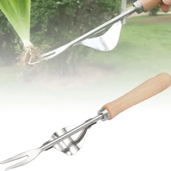 2024 New Weed Puller Tool | 12.7in Gardening Hand Weeder Tools Metal Leverage Base and V-Shaped Fork | Weeding Artifact Uprooting Weeding Tool...