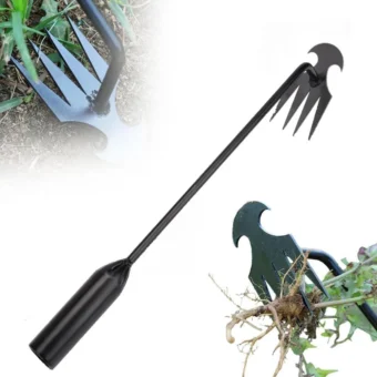 2024Huoyue New weed pulling tool,Gardening hand weeder tools, Weeding artifact, Uprooting Weeding Tool, Manual weeders,4 Teeths Dual Purpose...