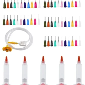 5cc Cone Solder Paste Adhesive Glue Liquid Dispenser&Dispensing Needle Tip