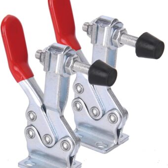 Accessbuy Toggle Clamp 225D 500Lbs Holding Capacity Heavy Duty Large Hold Down Clamp Quick-Release Horizontal Clamp（2Pack)