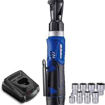 ACDelco ARW1209P G12 Series 12V Li-ion Cordless 3/8” 45 ft-lbs. Ratchet Wrench Tool Kit