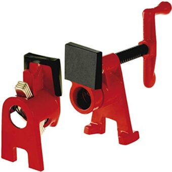 Bessey BPC-H34, 3/4-In. H Style Pipe Clamps - Incredibly Versatile, Easy To Assemble, Indespensable Workshop Clamp For Woodworking, Carpentry, Home...