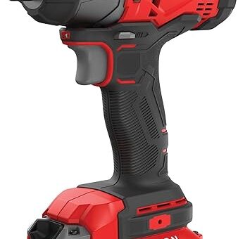 CRAFTSMAN 20V MAX Impact Driver Kit, 1/4 Inch, 2,800 RPM, LED Work light, Battery and Charger Included (CMCF800C1)