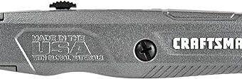 CRAFTSMAN Utility Knife, Retractable, 3 Blades Included (CMHT10585​)