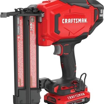 CRAFTSMAN V20 Cordless Brad Nailer Kit, 18GA (CMCN618C1)