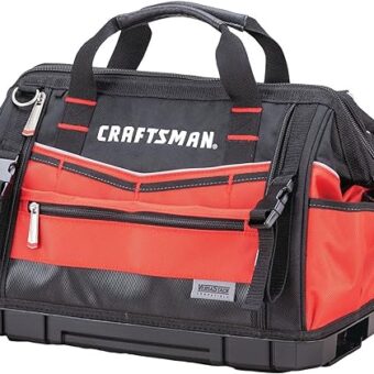 CRAFTSMAN VERSASTACK Zippered Tool Bag, 31 Pocket Organizer, Heavy Duty Tool Tote (CMST17622)