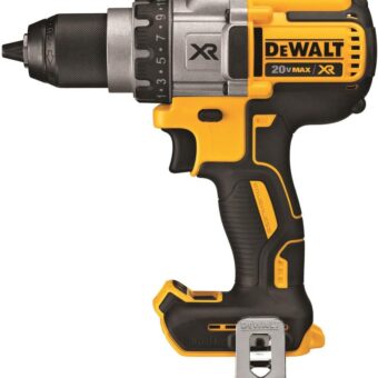 DEWALT 20V MAX XR Brushless Drill/Driver with 3 Speeds - Bare Tool (DCD991B), Yellow