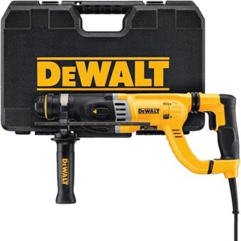 DEWALT D25263K D-Handle SDS Rotary Hammer with Shocks, 1-1/8"