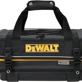 DEWALT TSTAK Tool Bag, 16-inch Durable Tote with Tool Organizer and Hard Bottom (DWST17623)