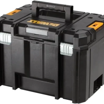 DEWALT TSTAK Tool Box, Extra Large Design, Removable Tray for Easy Access to Tools, Water and Debris Resistant (DWST17806)