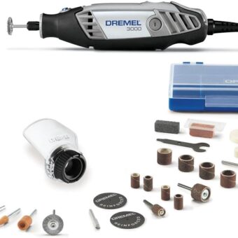 Dremel 3000-1/25 Variable Speed Rotary Tool Kit- 1 Attachment and 25 Accessories- Grinder, Mini Sander, Polisher, Router, Engraver- Perfect for...