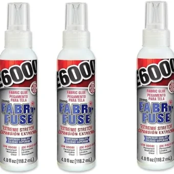 E6000 565004 Fabri-Fuse Adhesive - 4 fl oz Shelf Bottle, 3 Pack