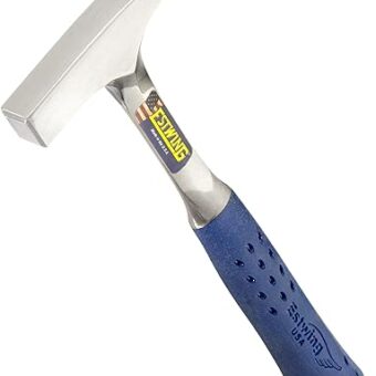 ESTWING Tinner's Hammer - 18 oz Sheet Metal Hammer with Forged Steel Construction & Shock Reduction Grip - T3-18