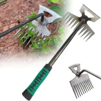 Gardening Hand Weeder Tools, 2024 New Portable Garden Weeder Tool, Uprooting Weeding Tool with Plastic Handle for Remove Weeds from Vegetable...