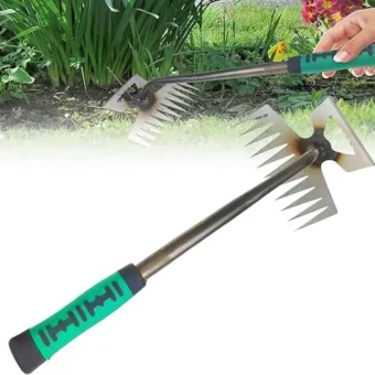 Gardening Hand Weeder Tools, Weeding Artifact Uprooting Weeding Tool, Durable Manganese Steel Hand Weeder Tool, Manual Multifunctional Weeders...