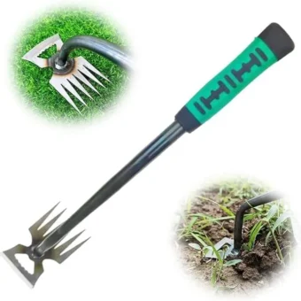 Gardening Weed Puller Tool - Weeding Artifact Uprooting Weeding Tool, Durable Manganese Steel Hand Weeder Pulling Tool - Manual Multifunctional...