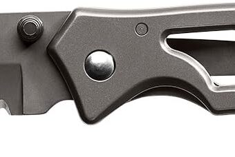 Gerber Gear 22-48445N Paraframe I Folding Pocket Knife, Serrated Edge, Grey