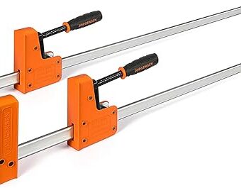 JORGENSEN 36-inch Bar Clamps, 90°Cabinet Master Parallel Jaw Bar Clamp Set, 2-pack