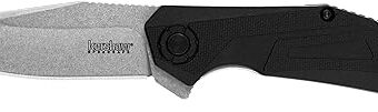 Kershaw Camshaft Pocket Knife; 3" 4Cr14 Steel Blade; Assisted Folder Opening Knife; Outdoor, EDC,black