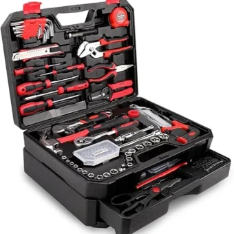 KingTool 325 Piece Home Repair Tool Kit, General Home/Auto Repair Tool Set, Toolbox Storage Case with Drawer, General Household Tool Kit - Perfect...