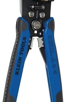 Klein Tools 11061 Self-Adjusting Wire Stripper / Cutter, Heavy Duty, for 10-20 AWG Solid, 12-22 AWG Stranded, and Romex Wire 12/2 and 14/2