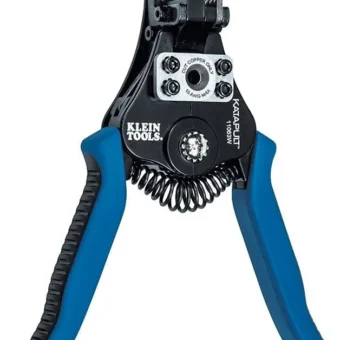 Klein Tools 11063W Wire Cutter / Wire Stripper, Heavy Duty Automatic Wire Stripper Tool for 8-20 AWG Solid and 10-22 AWG Stranded Electrical Wire