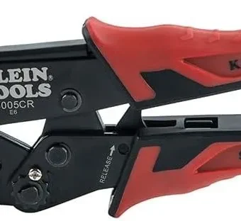 Klein Tools 3005CR Wire Crimper Tool, Ratcheting Insulated Terminal Crimper for 10 to 22 AWG Wire