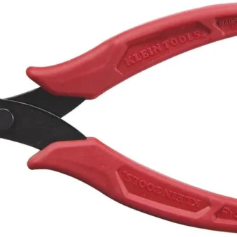 Klein Tools D275-5 Pliers, Diagonal Cutting Pliers with Precision Flush Cutter is Light and Ultra-Slim for Work in Confined Areas, 5-Inch