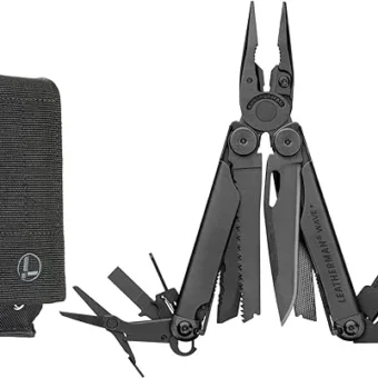 LEATHERMAN, Wave+, 18-in-1 Full-Size, Versatile Multi-tool for DIY, Home, Garden, Outdoors or Everyday Carry (EDC), Black