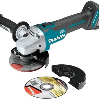 Makita XAG04Z 18V LXT® Lithium-Ion Brushless Cordless 4-1/2” / 5" Cut-Off/Angle Grinder, Tool Only