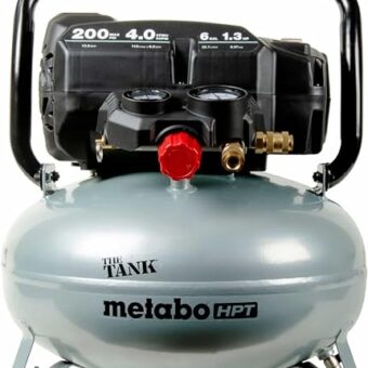 Metabo HPT Air Compressor | THE TANK™ | 200 PSI | 6 Gallon | Pancake | EC914S