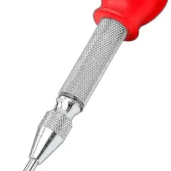 NEIKO 02638A 5-Inch Automatic Center Punch for Metal, Adjustable Impact Spring Loaded Center Punch Tool, Spring Punch, Center Punch Spring Loaded,...