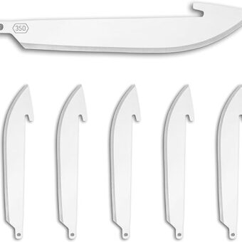 OUTDOOR EDGE 3.5" RazorSafe Replacement Knife Blades, 6 Pieces