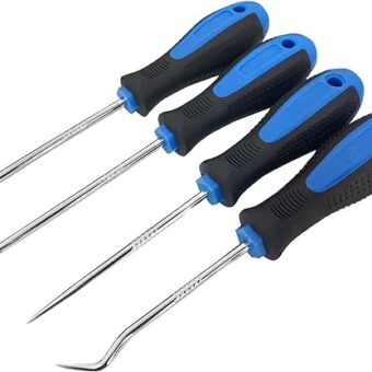 Precision Hook and Pick Set for Automotive | 4-Piece Hand Tools