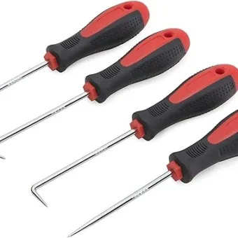 Precision Hook and Pick Set for Automotive | 4-Piece Hand Tools