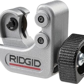 RIDGID 40617 Model 101 Close Quarters Tubing Cutter with 1/4"-1-1/8" Cutting Capacity, Silver, Small