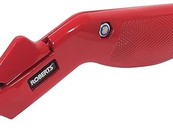 ROBERTS 10-252 Professional Carpet Knife (Includes 3 Blades), Red