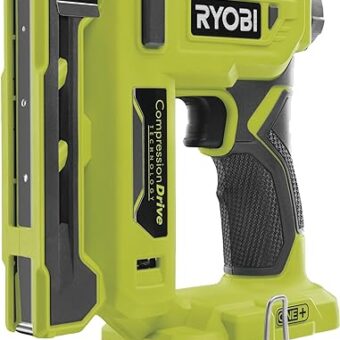 Ryobi 18-Volt ONE+ Cordless Compression Drive 3/8 in. Crown Stapler (Tool Only) P317