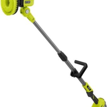 RYOBI 18-Volt ONE+ Cordless Telescoping Power Scrubber P4500 (Tool Only)