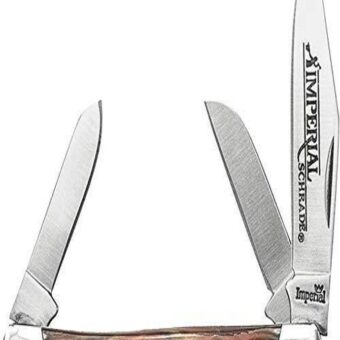 Schrade Imperial IMP15S Stockman Stainless Steel Folding Pocket Knife for Outdoor, Outdoor Survival and EDC