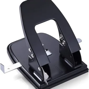 Standard 2 Hole Paper Punch, 30 Sheets Capacity, Black (90079)