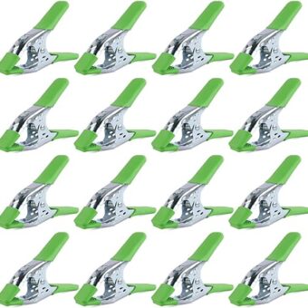 SWANLAKE 8&16PCS 6" inch Spring Clamp, Heavy Duty Spring Metal Spring Clamps, 2.5"-inch Jaw opening (16)