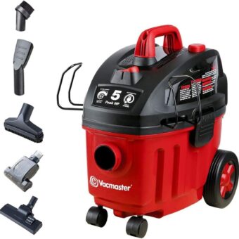 Vacmaster VF408 4 Gallon Wet/Dry Vacuum Cleaner with 2-Stage Motor