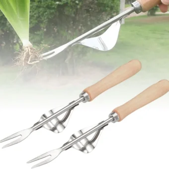 Weed Puller Tool, 2024 New Gardening Hand Weeder Tools Metal Leverage Base and V-Shaped Fork, Weeding Artifact Uprooting Weeding Tool Manual...