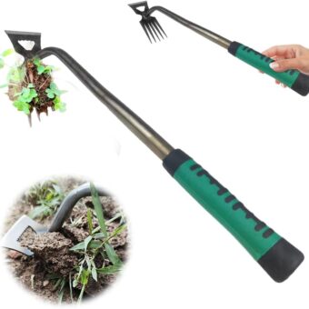 Weed Puller Tool, Gardening Weed Pulling Tool, 2024 Upgraded Weeding Artifact Uprooting Weeding Tools, Durable Garden Hand Weed Tool, Manual...