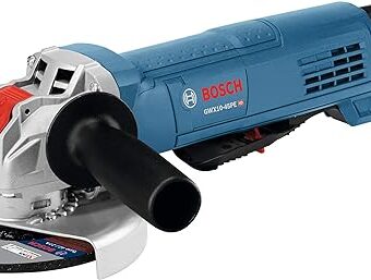 Bosch GWX10-45PE 4-1/2 In. X-LOCK Ergonomic Angle Grinder with Paddle Switch, Grey,blue,black